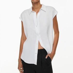 Aritzia Babaton Frontrunner Sleeveless Shirt